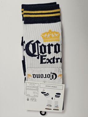 Bioworld unisex crew theme socks new one size mens womens kids corona extra beer